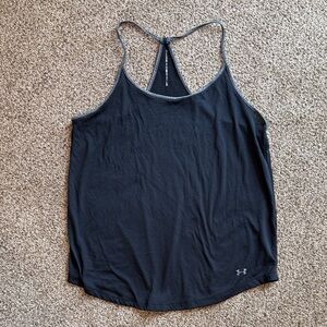 Under Armour | Women's Black Camisole with Gray Trim